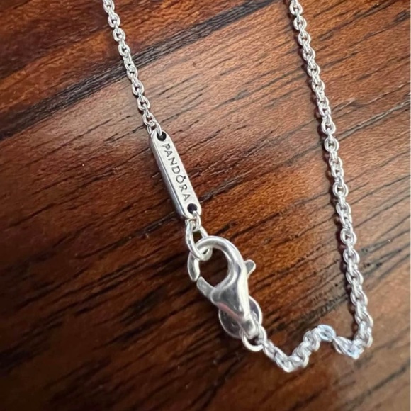 Authentic Pandora Sparkling Elevated Heart Necklace S925 ALE Sterling Silver NEW - Picture 6 of 10